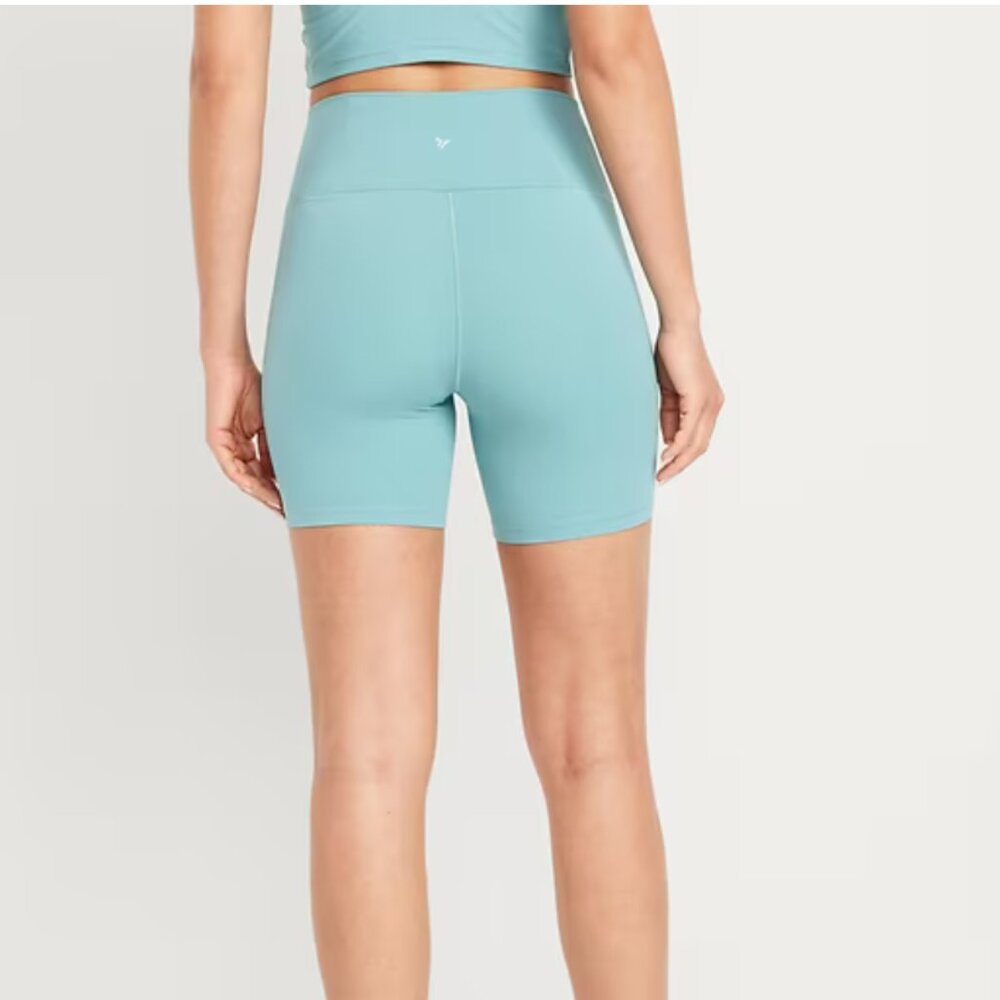 NWT Old Navy High-Waisted StudioSmooth Biker Shorts-6" inseam-Size XL